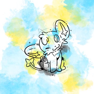 «Shinx acuarela»